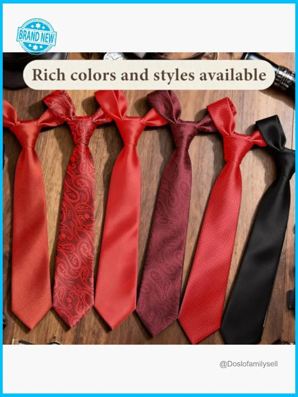 Men's Jacquard Satin Necktie Classic Formal Business Wedding Elegant